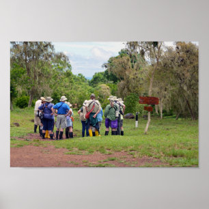 Galapagos Islands Tourists Poster