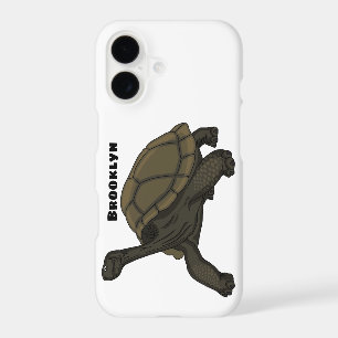 Galapagos land tortoise illustration