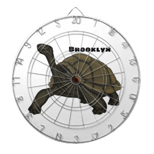 Galapagos land tortoise illustration dartboard