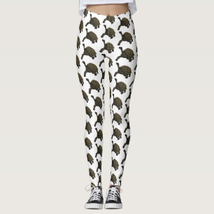 Galapagos land tortoise illustration leggings
