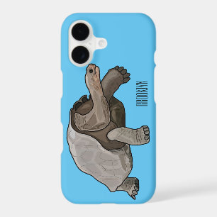Galapagos tortoise cartoon illustration