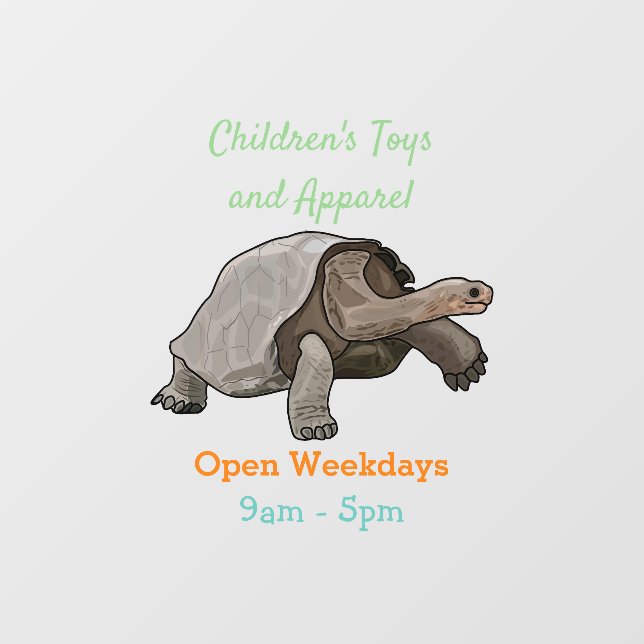 Galapagos tortoise cartoon illustration (Sheet)