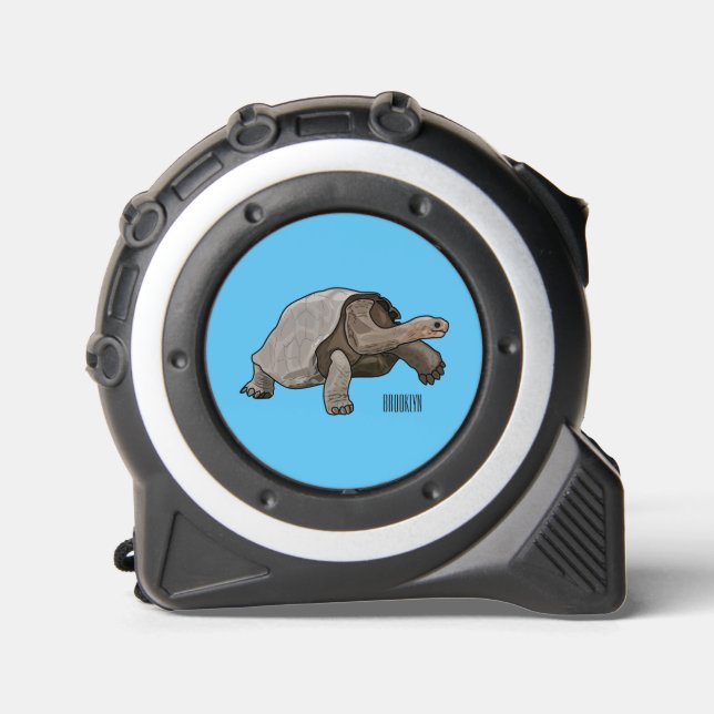 Galapagos tortoise cartoon illustration 1 (Front)
