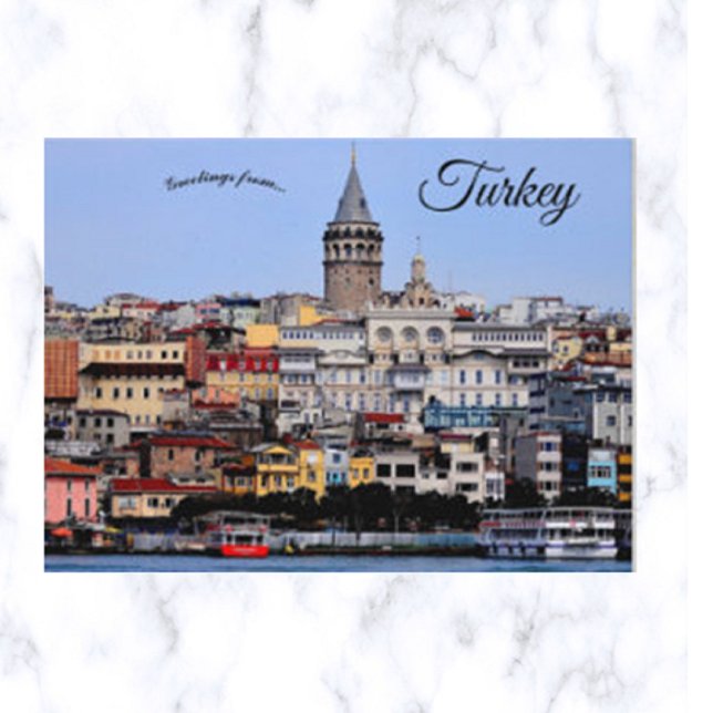 Galata Tower in Istanbul Turkey Postcard (Creator Uploaded)