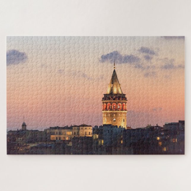 Galata Tower, Istanbul Jigsaw Puzzle (Horizontal)