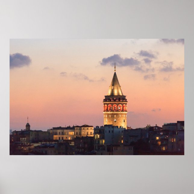 Galata Tower, Istanbul Poster (Front)