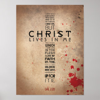 Galatians 2:20 poster