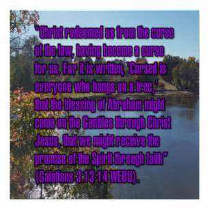 Galatians 3:13-14 WEBU Poster