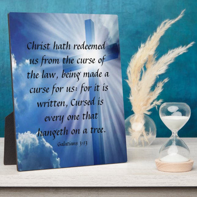 Galatians 3:13 Plaque (Side)
