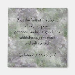 Galatians 5:22-23 ~ Fruit of the Spirit Magnet