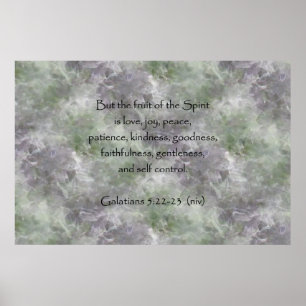 Galatians 5:22-23 ~ Fruit of the Spirit Poster