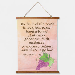 Galatians 5:22-23  hanging tapestry