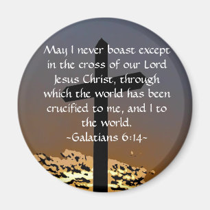 Galatians 6:14 magnet