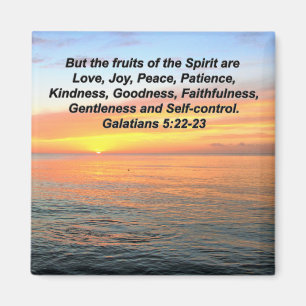 GALATIANS FRUIT OF THE SPIRIT BIBLE VERSE MAGNET