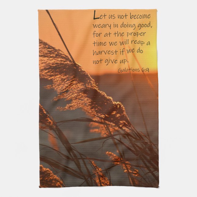 Galatians Sunset Kitchen Towel (Vertical)