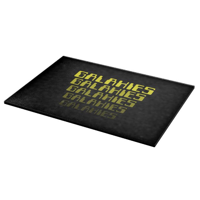 GALAXIES GALAXIES GALAXIES GALAXIES GALAXIES CUTTING BOARD (Corner)
