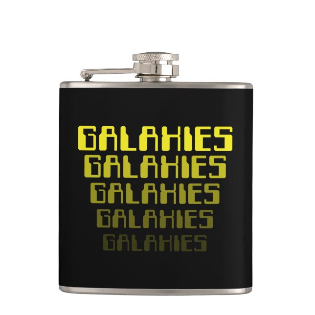 GALAXIES GALAXIES GALAXIES GALAXIES GALAXIES HIP FLASK (Front)