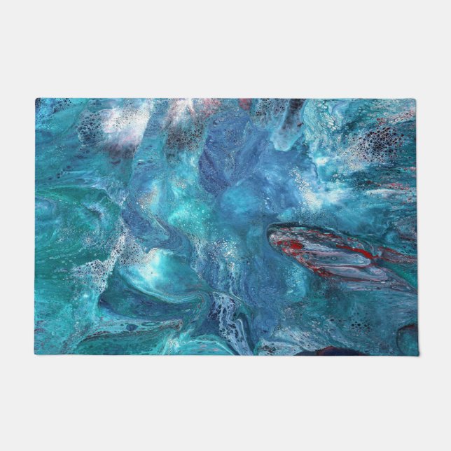 Galaxy 1 Abstract Door Mat (Front)