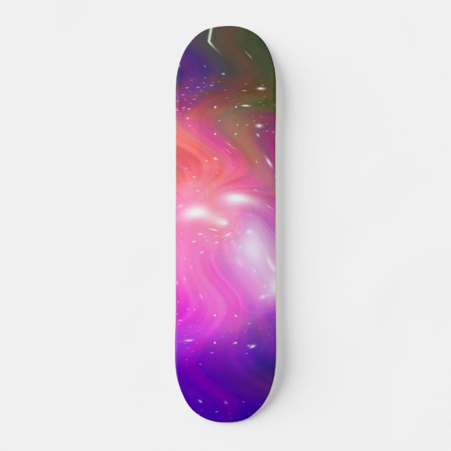 Galaxy Abstract Art 8 Skateboard (Front)