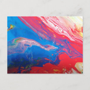 Galaxy Acryl Karte Holiday Postcard