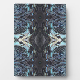 Galaxy Acrylic Pour Painting Plaque