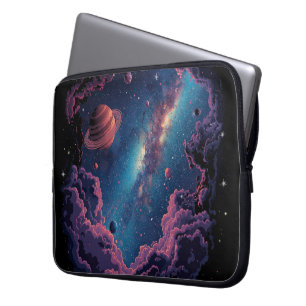 Galaxy Adventure Laptop Case  Cosmic Design for T