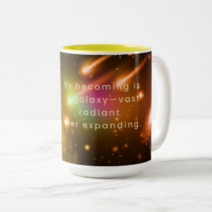 Galaxy Affirmation Mug – Radiant & Ever Expanding