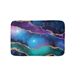 Galaxy Agate Series Design 13  Bath Mat