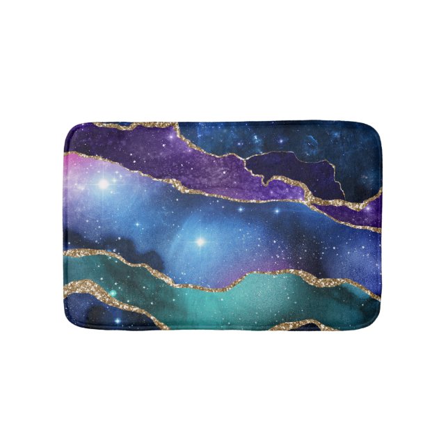 Galaxy Agate Series Design 13  Bath Mat (Front)