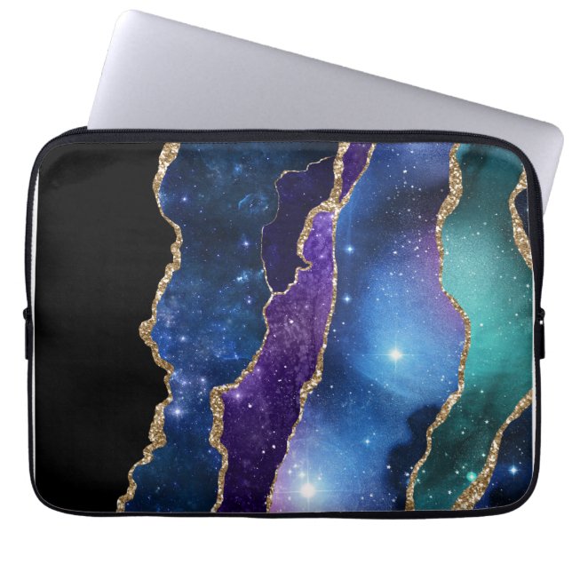 Galaxy Agate Series Design 13  Laptop Sleeve (Front)