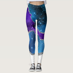 Galaxy Agate Series Design 16 Leggings