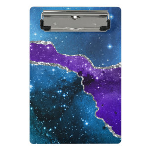 Galaxy Agate Series Design 16 Mini Clipboard