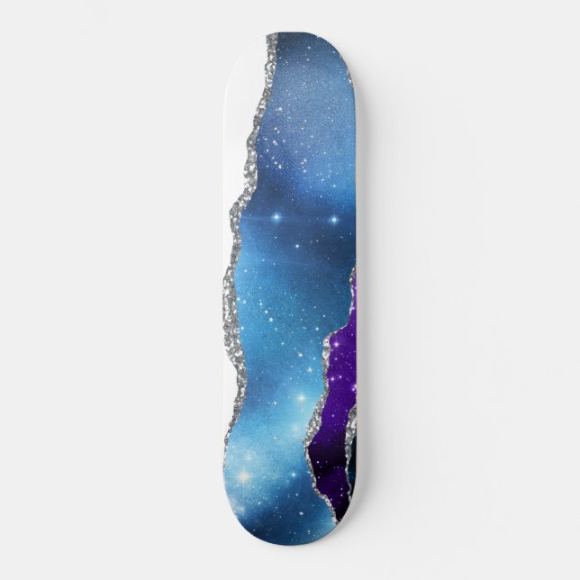 Galaxy Agate Series Design 16 Skateboard (Front)