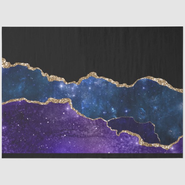 Galaxy Agate Series Design 1 Tissue Paper (Front)