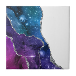 Galaxy Agate Series Design 23   Ceramic Tile