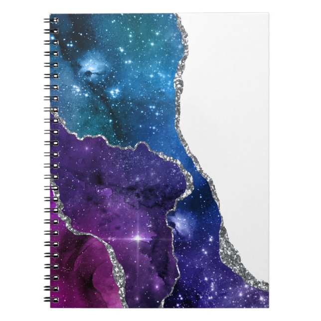 Galaxy Agate Series Design 23  Notebook (Front)