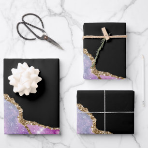 Galaxy Agate Series Design 2 Wrapping Paper Sheet