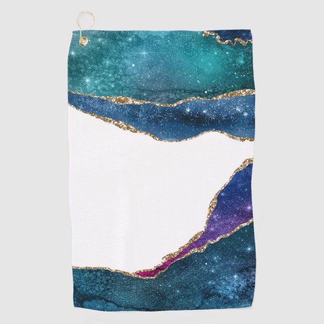 Galaxy Agate Series Design 3 Golf Towel (Front)