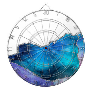 Galaxy Agate Series Design 4   Dartboard
