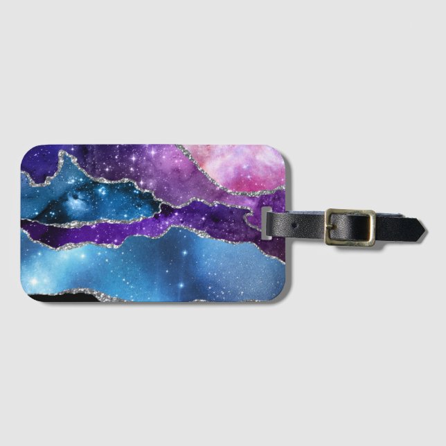 Galaxy Agate Series Design 7  Luggage Tag (Front Horizontal)