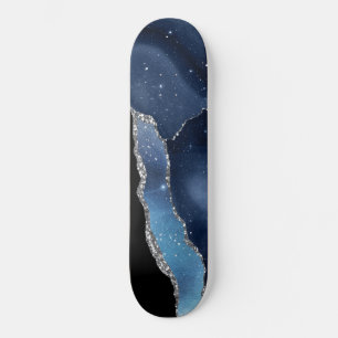 Galaxy Agate Series Design 8 Skateboard
