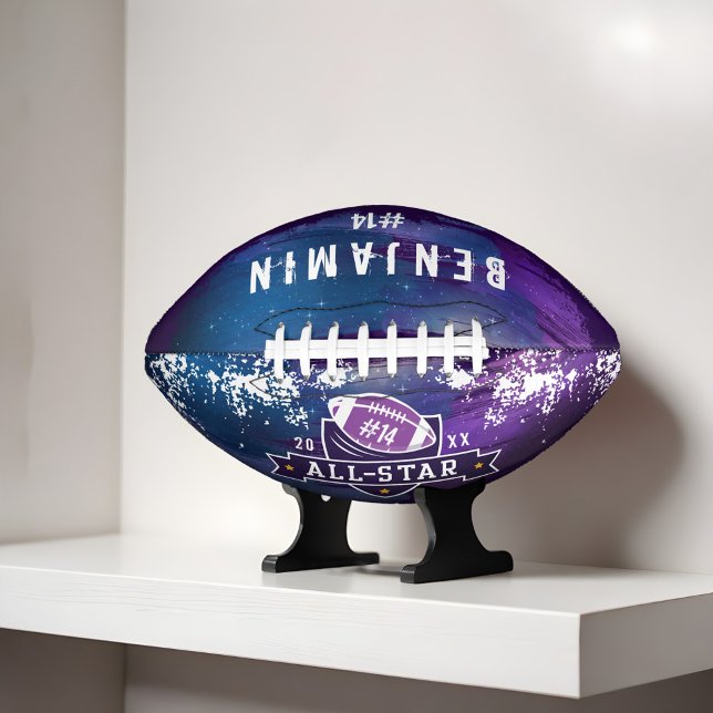 Galaxy All-Star Player Team Number & Custom Name Football (Galaxy All-Star Player Team Number & Custom Name Football)