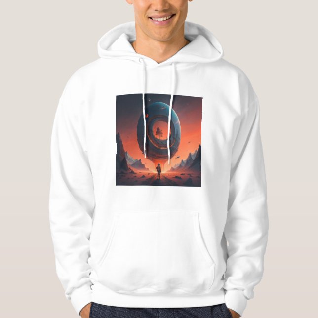 Galaxy and outer space # 8 hoodie (Front)