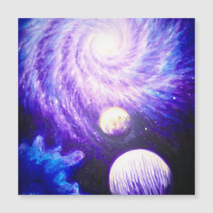 Galaxy and planets