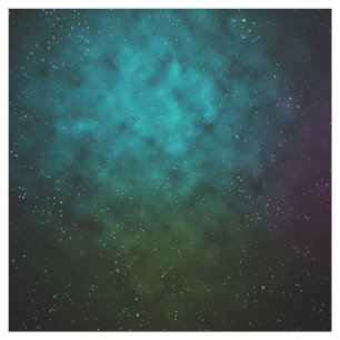Galaxy And Space Pattern Fabric