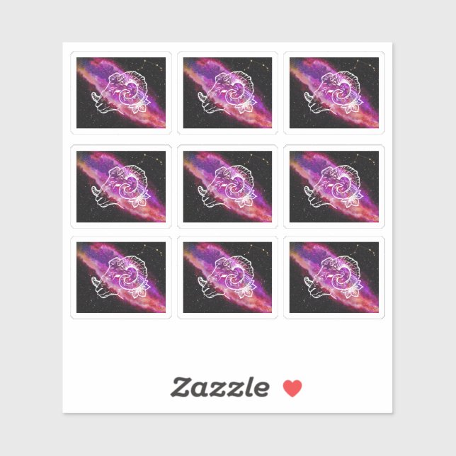 Galaxy Aries Constellation Zodiac Sign (Sheet)