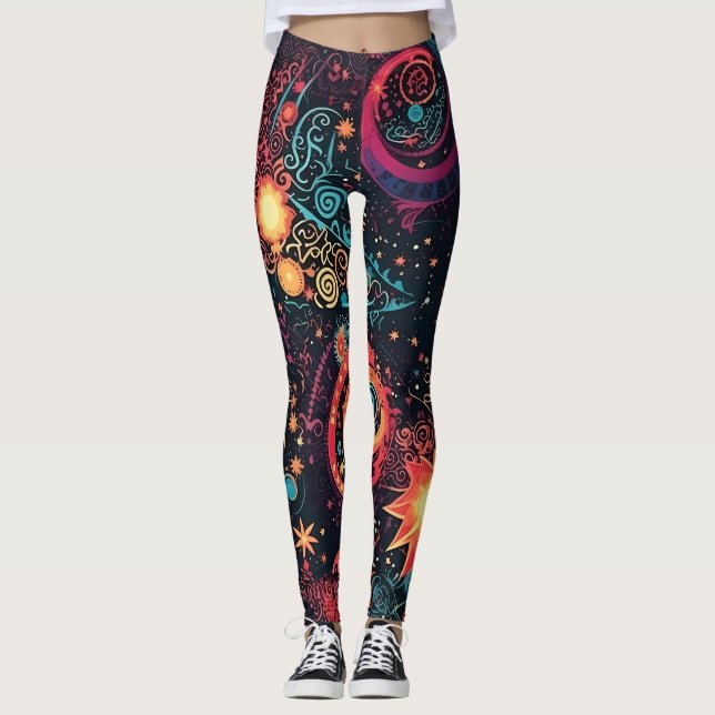 Galaxy Art Leggings (Front)