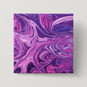 Galaxy art pattern 15 cm square badge