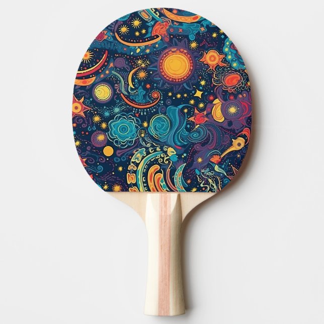 Galaxy Art Ping Pong Paddle (Front)