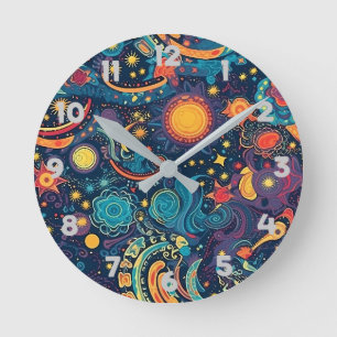 Galaxy Art Wall Clock